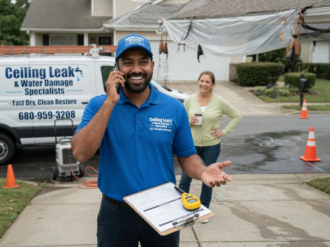 Ceiling Leak Cleanup Blackwell, OK FAQs
